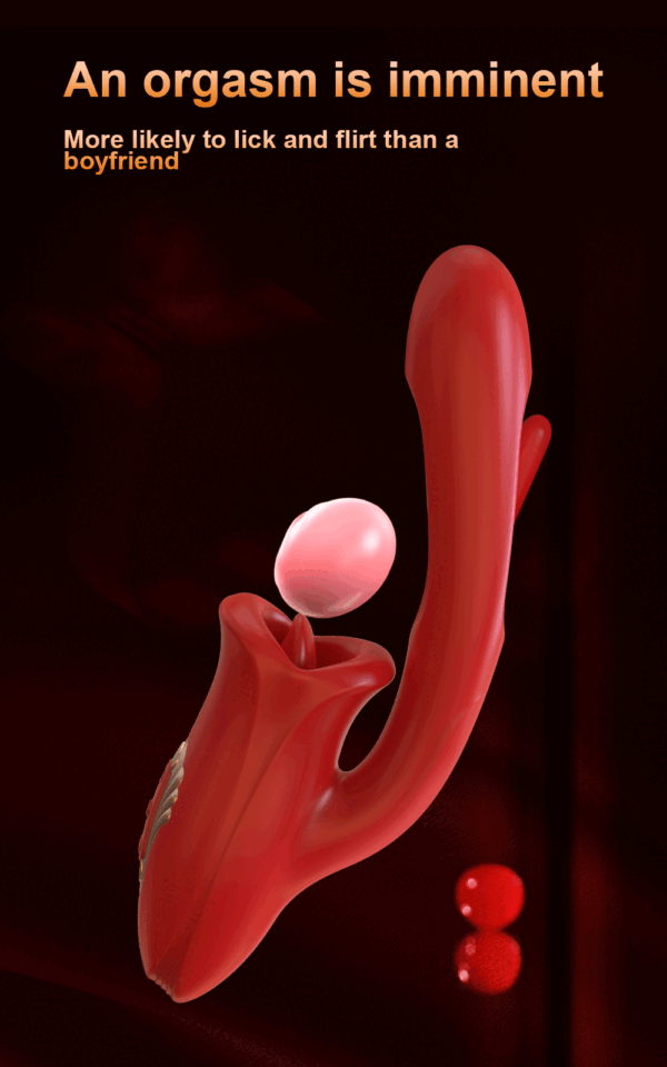 3in1 Vibrators Oral Sex Toy with 10 Kissing and Flapping Patterns - Image 13