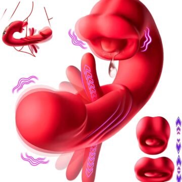 G-Spot Vibrator with 7 Flapping 7 Vibrating 5 Licking & Sucking