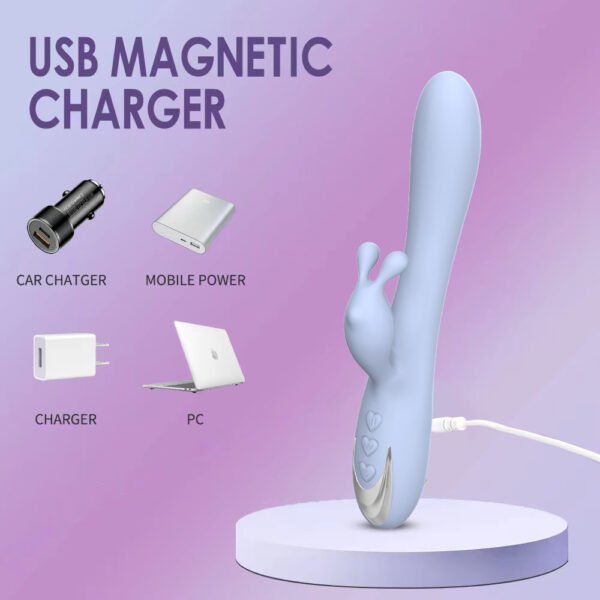 New Wild Rabbit Double Vibration G-point Stimulation Masturbation Device - Image 20