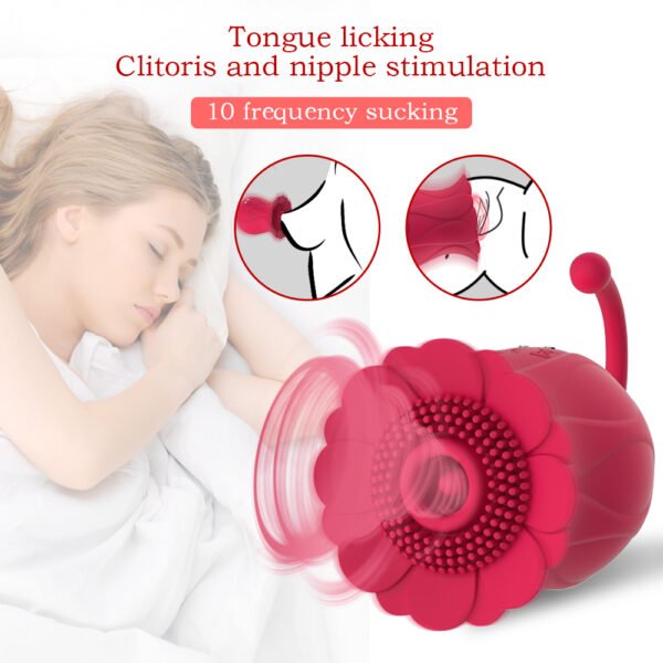 2in1 Rose Flower, sucking, clitoris and nipple stimulation - Image 6