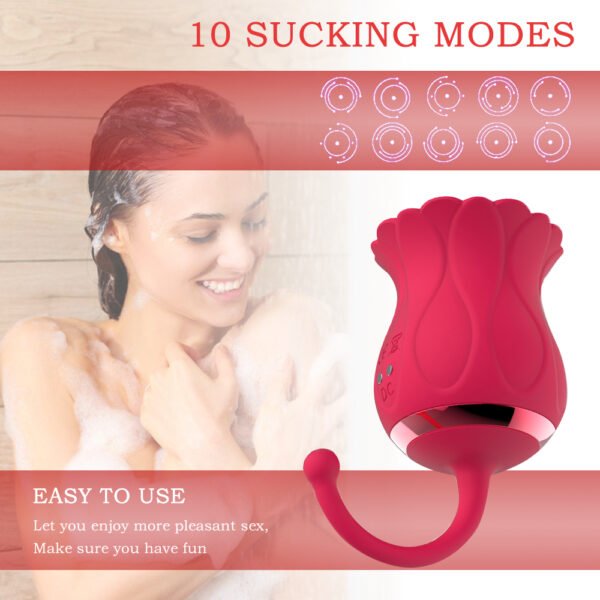 2in1 Rose Flower, sucking, clitoris and nipple stimulation - Image 5