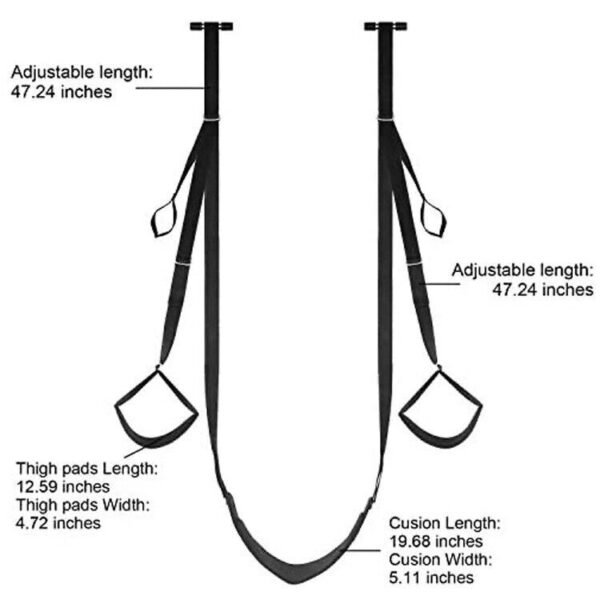 BDSM Sex Swing Hanging Door Handcuffs - Image 10