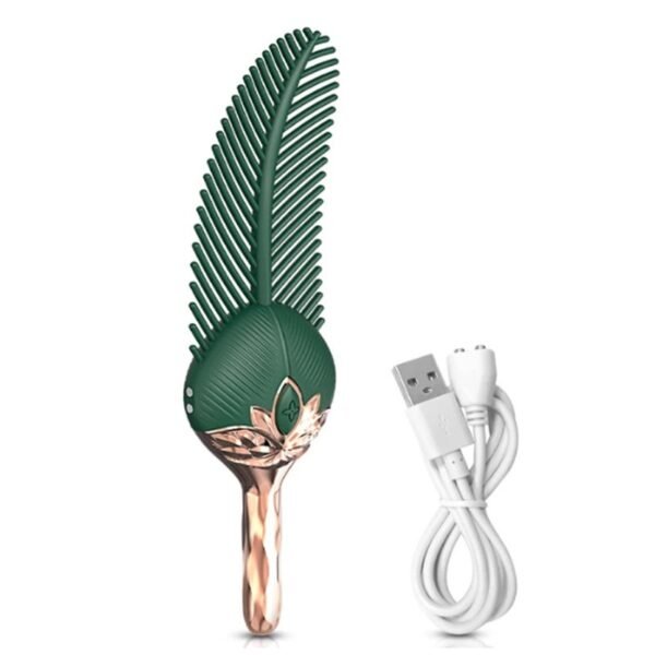 Luxury Feather Vibrator – Elegant Sensory Stimulation - Image 2