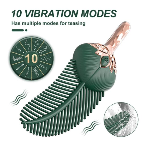 Luxury Feather Vibrator – Elegant Sensory Stimulation - Image 7