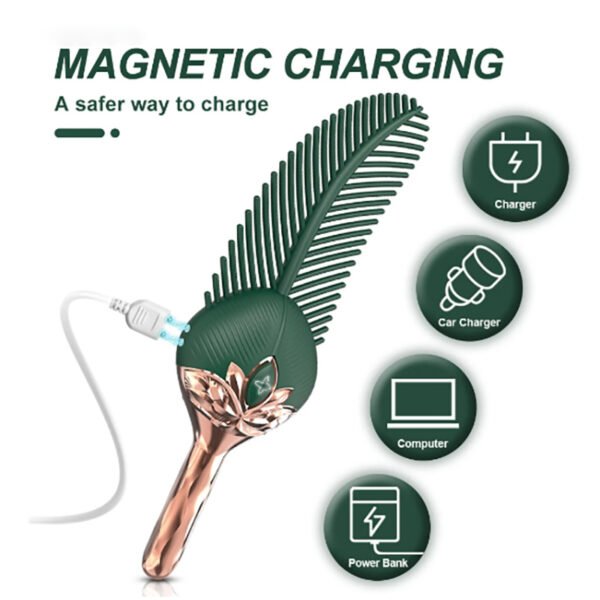 Luxury Feather Vibrator – Elegant Sensory Stimulation - Image 6
