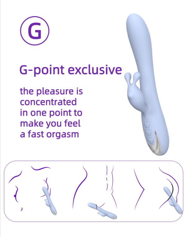 New Wild Rabbit Double Vibration G-point Stimulation Masturbation Device - Image 10