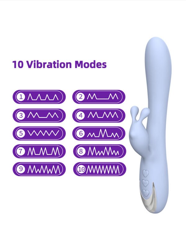 New Wild Rabbit Double Vibration G-point Stimulation Masturbation Device - Image 8