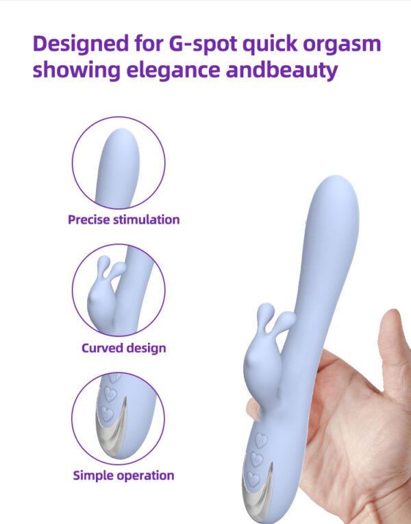 New Wild Rabbit Double Vibration G-point Stimulation Masturbation Device - Image 4