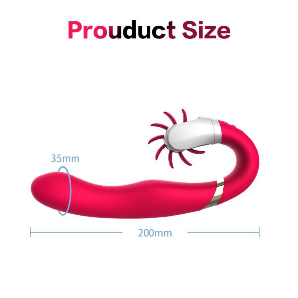 2-in-1 Wheel Tongue Licking Vibrator - Image 2