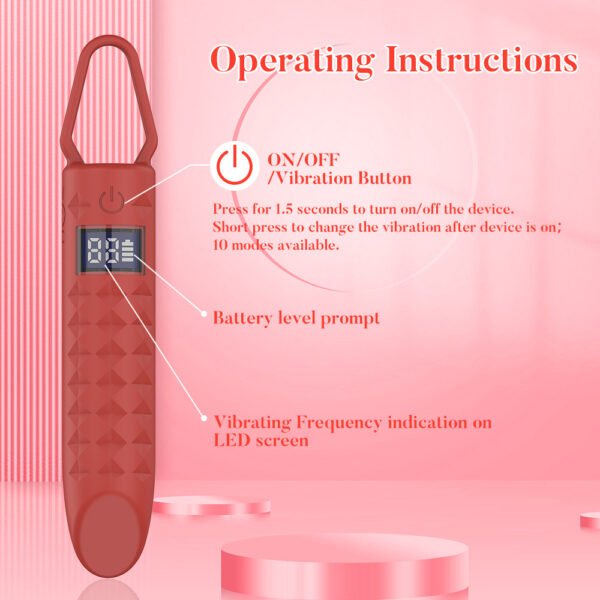 Bullet Vibrator With Digital Screen - Image 6