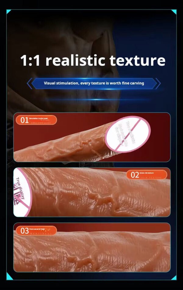 Baseball Suction Telescopic Vibrating Thrusting Realistic Dildo - Image 10