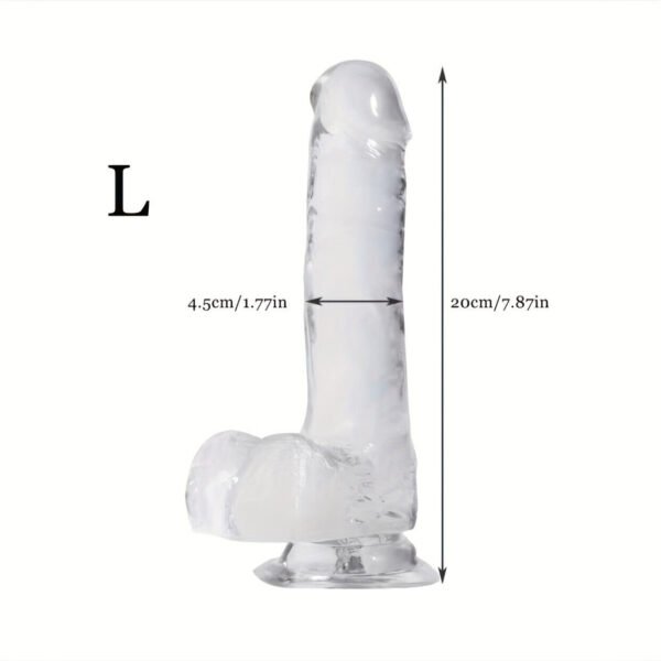 Dildo Dong Realistic BLACK Big Penis Cock XL - Image 4