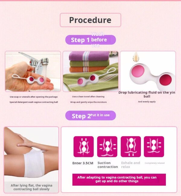 Vaginal Tightening Kegel Balls - 3pc - Image 11