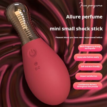 Allure Perfume Mini Vibrator - Compact Silicone Design