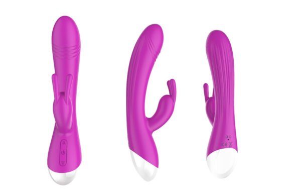 Clitoris Stimulation G-spot Vibrator Rabbit Sex Toy Double Motor - Image 3