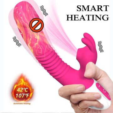 3in1 - Heating  Sucking G Spot Rabbit Vibrator