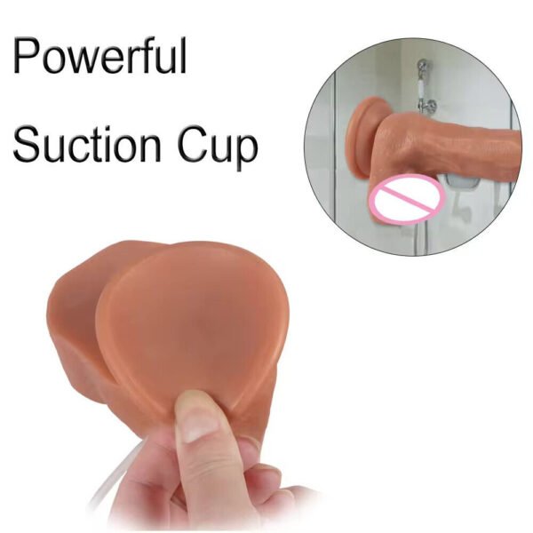 Dildo with suction cup water jet ejaculation - Image 3