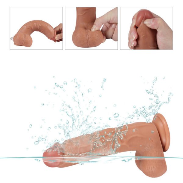 Dildo with suction cup water jet ejaculation - Image 8
