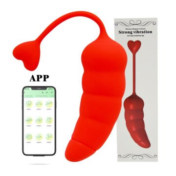 APP Control Realistic Vegetable Pepper 10 Speed Vibrator