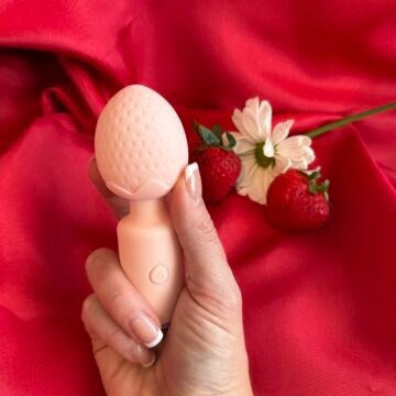 Soft Touch Strawberry Wand Massager