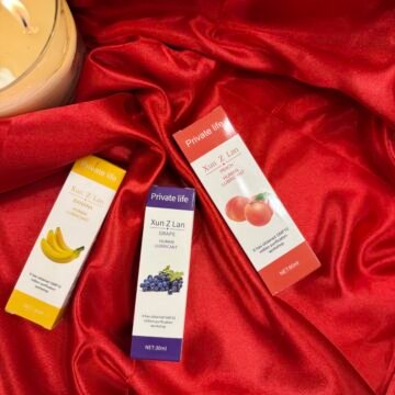 Flavored Water-Based Lubricant (Banana, Grape, Peach, Strawberry, Cherry)