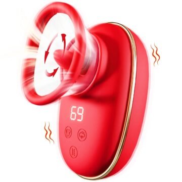 9 Tongue Licking & Vibrating Modes Rose Sex Toy