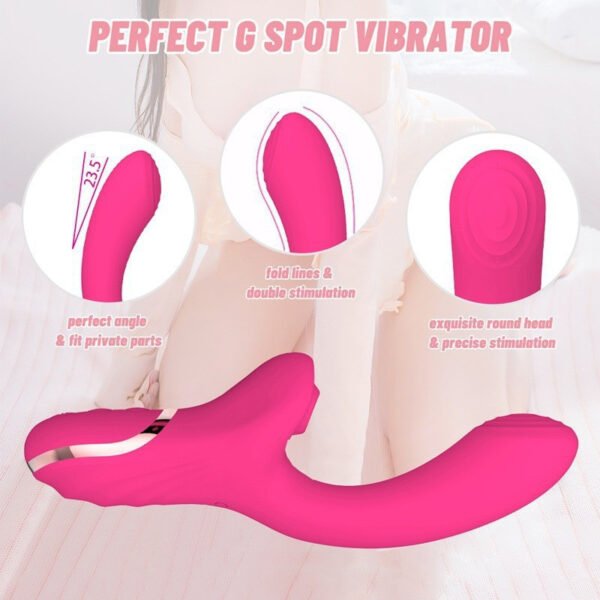 Dual Vibration Dildo Vibrator G Spot Massager - Image 3