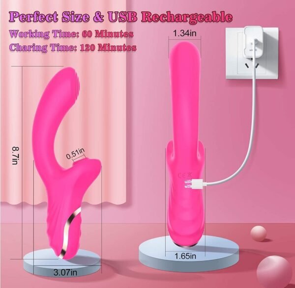 Dual Vibration Dildo Vibrator G Spot Massager - Image 11