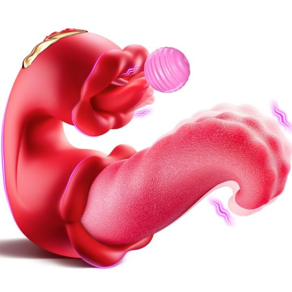 Licking and Vibrating Tongue Teaser for Women