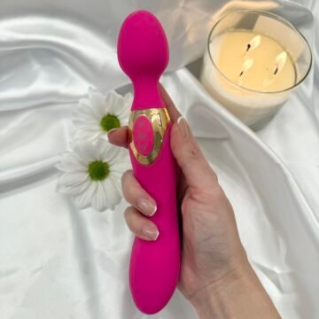 Passion Love Wand Vibrator – Silicone Rechargeable Massager