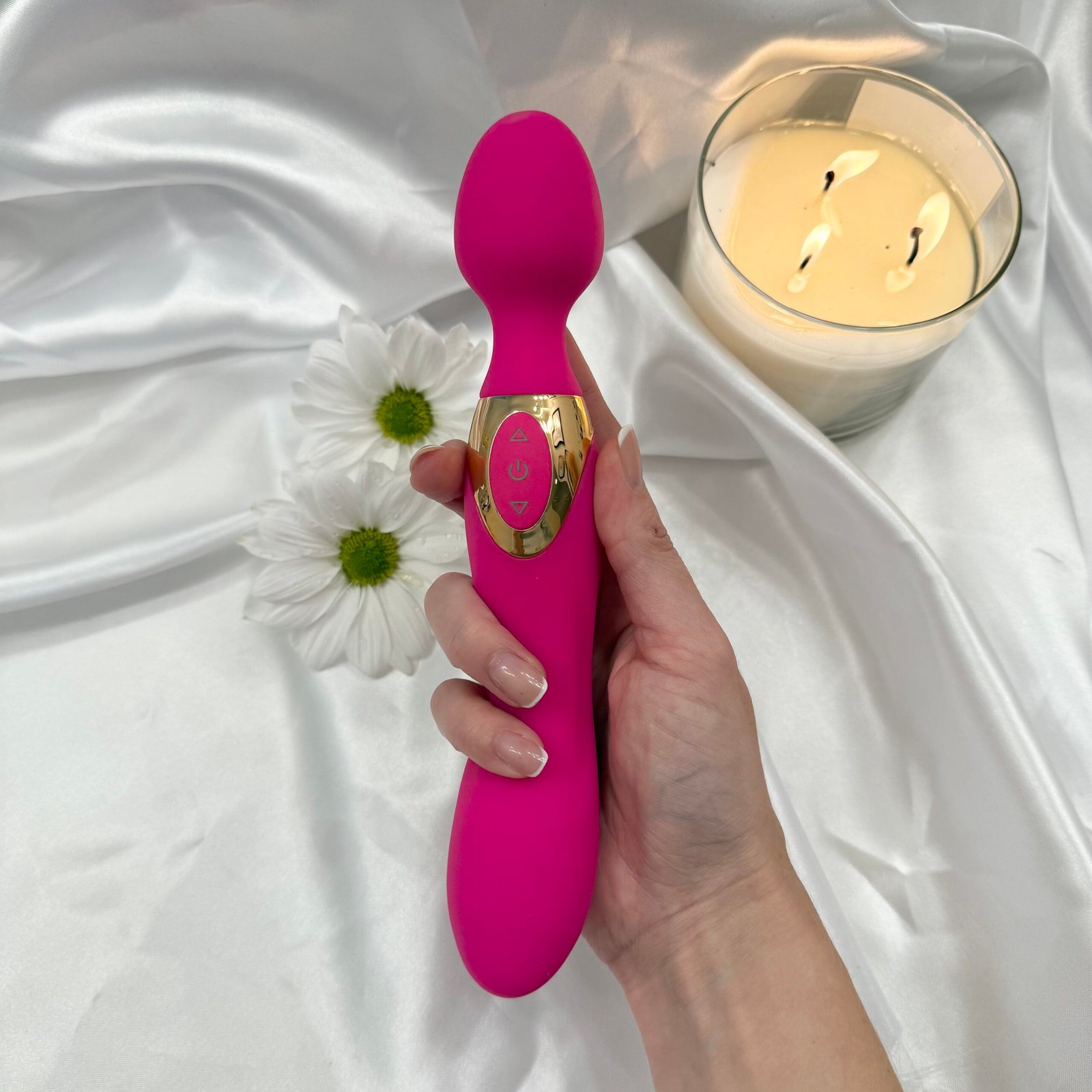 IMG_7554 Passion Love Wand Vibrator – Silicone Rechargeable Massager - Image 4