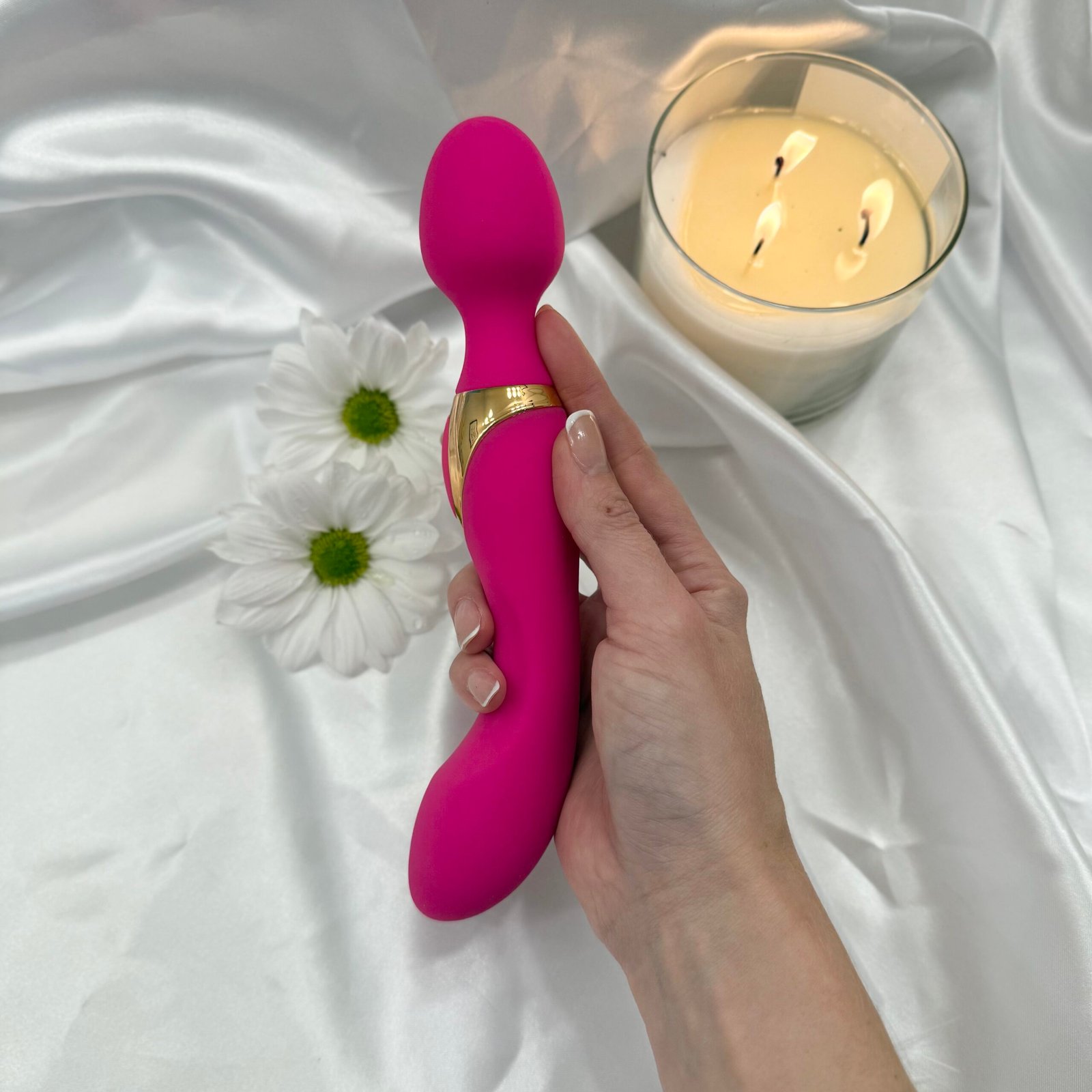 IMG_7555 Passion Love Wand Vibrator – Silicone Rechargeable Massager - Image 5