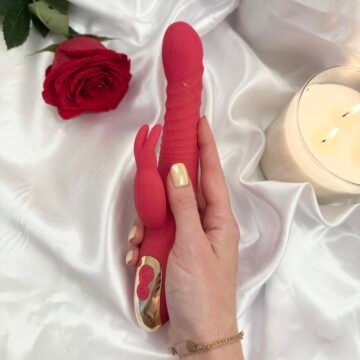 red rabbit vibrator with dual stimulation design